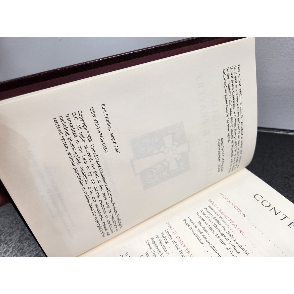 Catholic Household Blessings & Prayers Hardcover First Printing Revised Edition - Picture 7 of 9